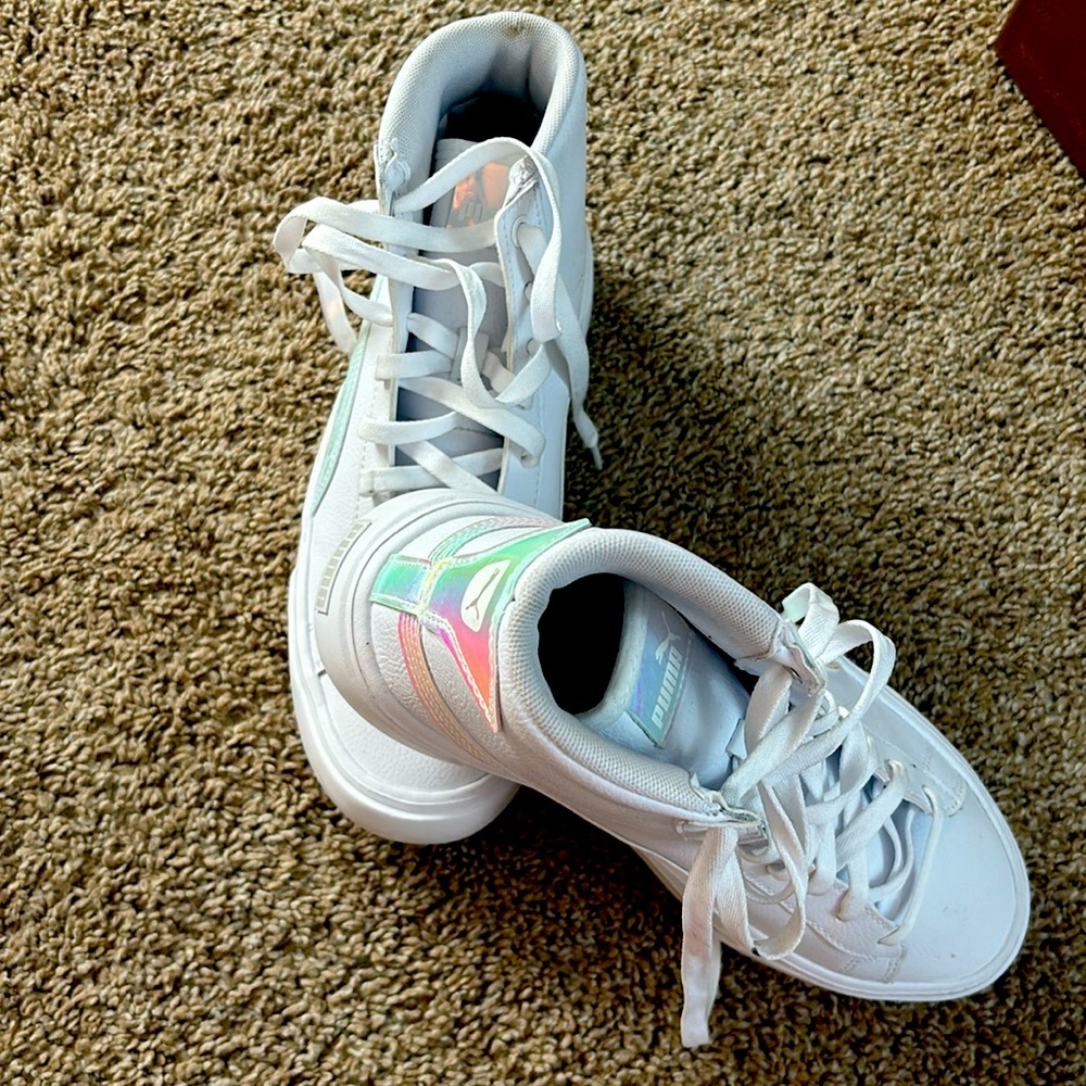 White High Top Puma